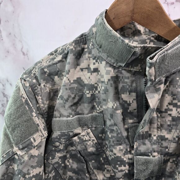 Desert Camo Jacket XS Short Digital Top Shirt Air Force Army Military Fatigue - Picture 2 of 12